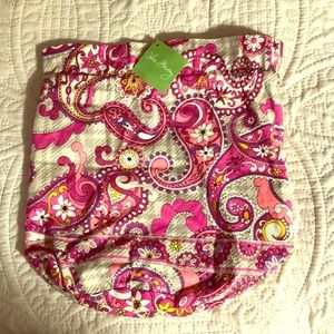 Vera Bradley NWT ditty bag paisley meets plaid